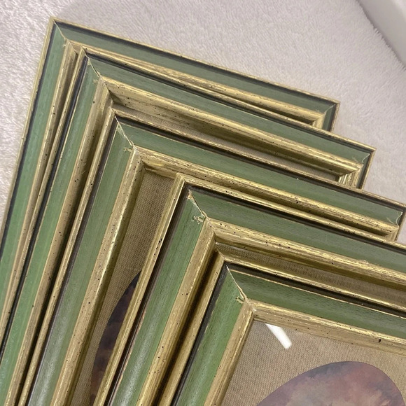 Vintage G. Ranck Framed Set Of “Young Love” Pictures Art Set Of 5 - Picture 13 of 16